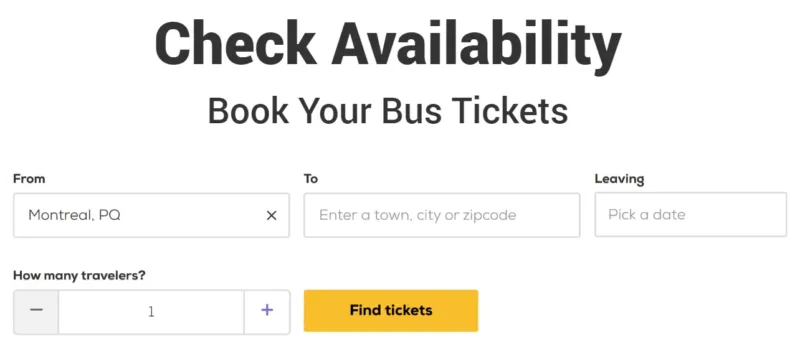 Book Your Bus Ticket